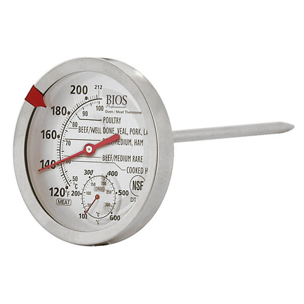 WALL MOUNTING MEAT OVEN FRIDGE OR FREEZER THERMOMETER POULTRY TEMPERATURE DIAL