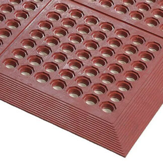 AXIA 3′x5′ Anti-Fatigue Mat, Grease Resistant, Red (AFD3660T)