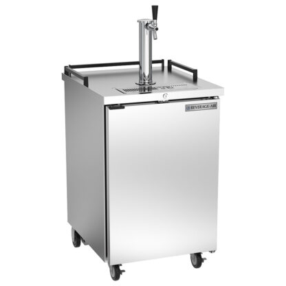 Beverage-Air 24" Portable Draft Beer Dispenser with Draft Arm, Stainless Steel Exterior (BM23HC‑S‑31)