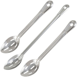 Winco Basting Spoons, Slotted, 1.2mm Stainless Steel (BSST)