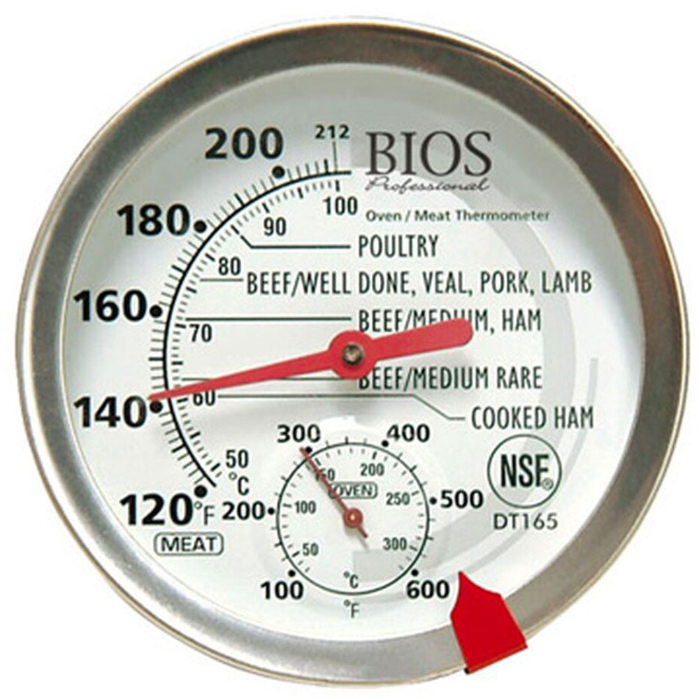 BIOS 3 Dial Meat / Oven Thermometer, 4.5 Stem (DT165)