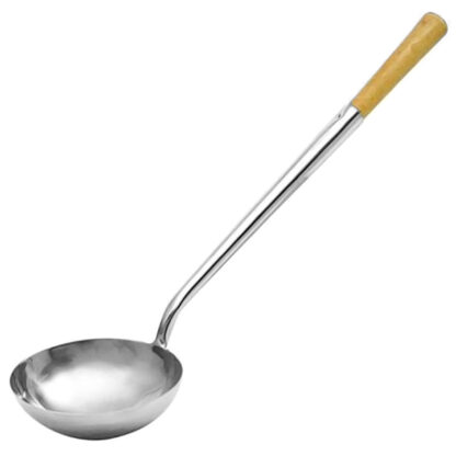 Magnum Chinese Ladle, Wooden Handle, 10oz. (MAG5008)