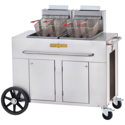 Crown Portable Outdoor Double Tank Gas Fryer (PF2)