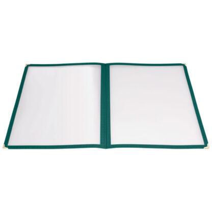 Winco Book-Fold Double Panel Menu Cover, Fits 8.5"x11" Paper (PMCD9)