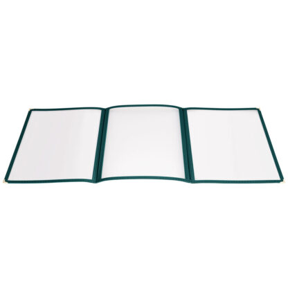 Winco Tri-Fold Triple Panel Menu Cover, Fits 8.5"x11" Paper (PMCT9)