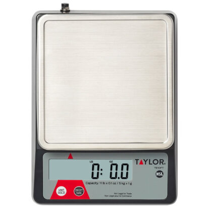 Taylor 11 lb (5 kg) Compact Digital Portion Control Scale (TE10FT)