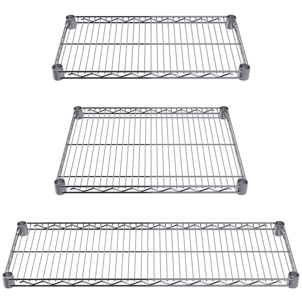 Regency 18 x 36 NSF Chrome Wire Sliding Shelf