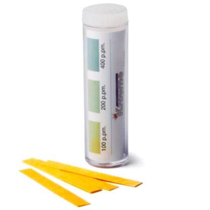 Krowne Quaternary Ammonium Chloride Test Strips with Color-Coded Chart (25124)