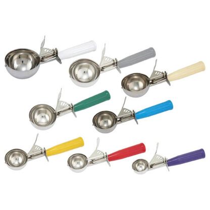 Winco Ice Cream Dishers, Plastic Colour-Coded Handle (ICD)