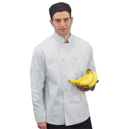 Levon Men’s Chef Coat with Knot Button (MC195)