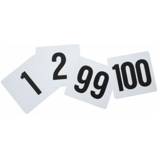 Winco Plastic Table Numbers, 1-100 (TBN100)