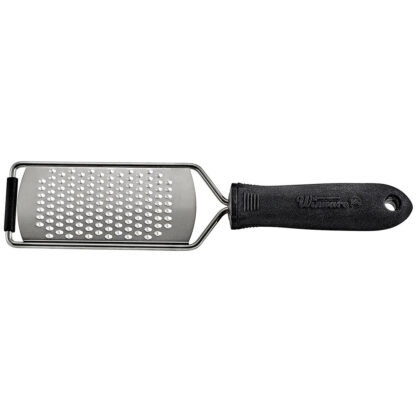 Winco Grater, Soft Grip Handle, Anti-Slip Foot, Small Holes (VP311)