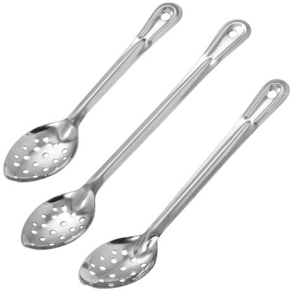 Winco Basting Spoons, Perforated, 1.2mm Stainless Steel (BSPT)