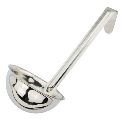 Winco One-Piece Stainless Steel Ladles, 6" Handle (LDISH)
