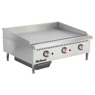 Reliant Heavy-Duty S/S 36" Gas Manual Griddle, NG (GG36NG)