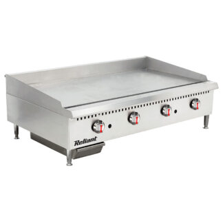 Reliant Heavy-Duty S/S 48" Gas Manual Griddle, NG (GG48NG)