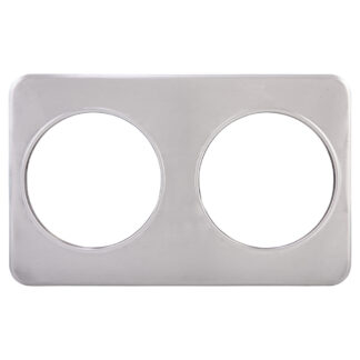Winco Adaptor Plate, Two 8-3/8″ Holes, Stainless Steel (ADP808)