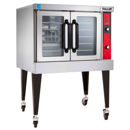 Vulcan Single Deck Full Size Electric Convection Oven, Solid State (VC4ED)