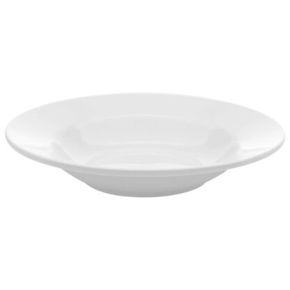 Browne Palm Porcelain 9oz Rim Soup Plate, Doz. (563957)