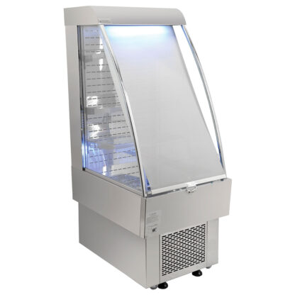 Omcan 24" Open Refrigerated Floor Display Showcase, 230 L Capacity (RSCN0230)