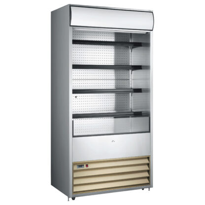 Omcan 36-Inch Open Refrigerated Floor Display Case, 530 L Capacity (43459)