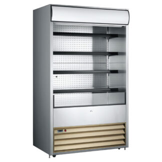 Omcan 48-Inch Open Refrigerated Floor Display Case, 700 L Capacity (41469)
