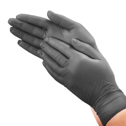 Globe Nitrile Gloves, Powder Free, 5 Mil, Black, 100/Box (780)