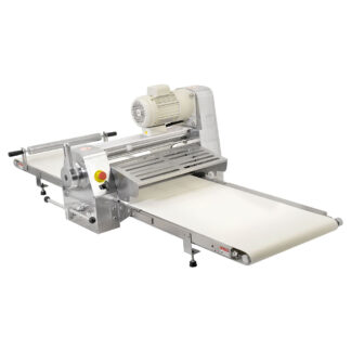 Omcan S/S Tabletop Reversible Dough Sheeter, 88" Conveyor (42154)