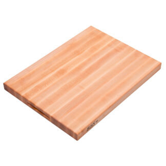 John Boos Reversible Maple Wood Cutting Board with Hand Grips, 24"x18"x1.75" (R2418)