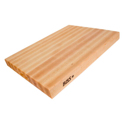 John Boos Reversible Maple Wood Cutting Board with Hand Grips, 24"x18"x2.25" (RA03)