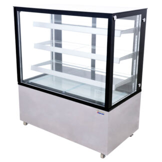 Omcan 48" Square Glass Floor Refrigerated Display Case (44383)