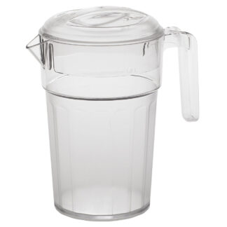 Cambro Camwear Pitcher, Stackable with Lid, 34 oz. (PC34CW)