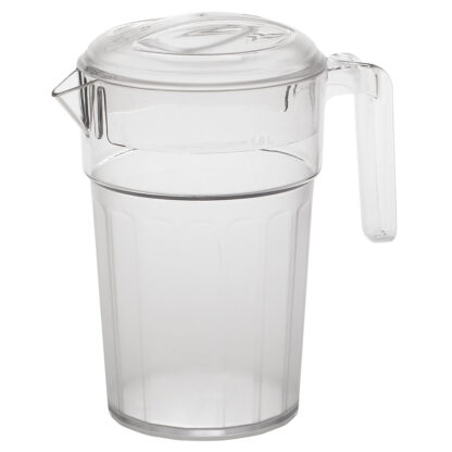 Cambro Camwear Pitcher, Stackable with Lid, 34 oz. (PC34CW)