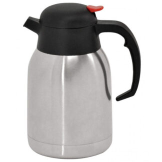 Omcan 1.5 L Double-Wall Insulated Stainless Steel Thermal Carafe (40564)