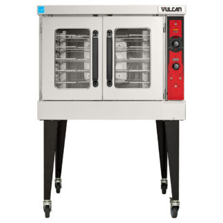 Vulcan Single Deck Full Size Electric Convection Oven, Removable Doors, Solid State, Digital Display (VC5ED)