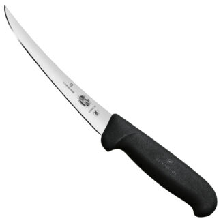 Victorinox Fibrox® Pro Boning Knife, 6" Curved Semi-Stiff Blade (5.6603.15)