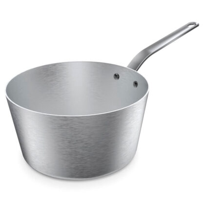 Vollrath Wear-Ever Tapered Aluminum Saucepans, Natural Finish, Plated Handle (6611)