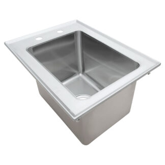 EFI Drop-In Sink, Stainless Steel, 10" Bowl Depth (SIHD819-10)