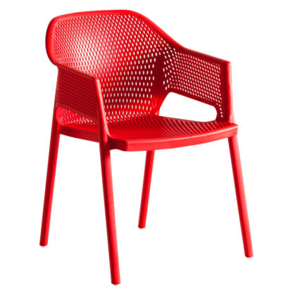 Tarrison Minush Arm Chair, Lobster Red (AS22020A)