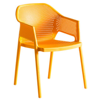 Tarrison Minush Arm Chair, Saffron Yellow (AS22038A)