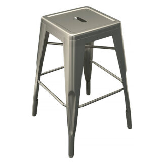Tarrison Amelia All‑Weather Counter Stool, Silver (ASA1204S)