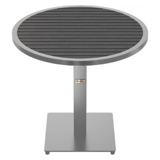Tarrison Ace II Dining Tables, 32” Round, All‑Weather, Silver & Slate Finish (ATGQ11S4)