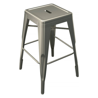 Tarrison Amelia Indoor Backless Counter Stools, Silver (ISA1204SSDS)