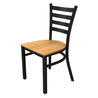 Tarrison Spencer Side Chair, Indoor, Wood Seat (ISG0401WBLNA)