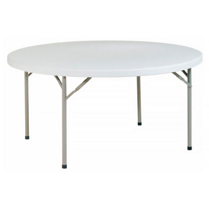 Tarrison Folding Banquet Table, 60" Round (ITG23RD60WH)