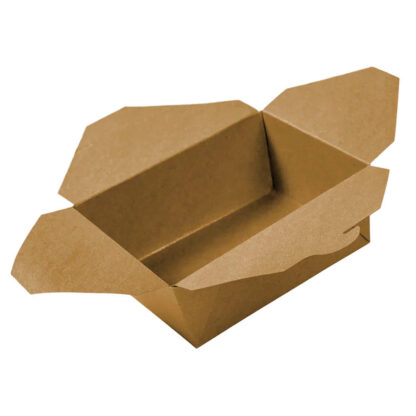 Globe Kraft Take Out Food Containers, 8.25"L x 6.5"W x 2.5"H, Brown Kraft Paper, 50 Pack (6062)