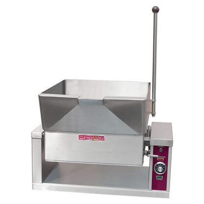 Crown Gas Counter Tilting Skillet, 16 Gallon, With Stand (GCTS‑16)